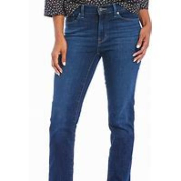 GAP Denim - Classic Everyday Denim Blue Jeans Relaxed Slim Fit Straight Leg Plus Size 16
